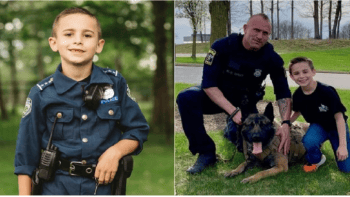 A 9-year-old raises close to 80,000 for bullet proof vests for police dogs